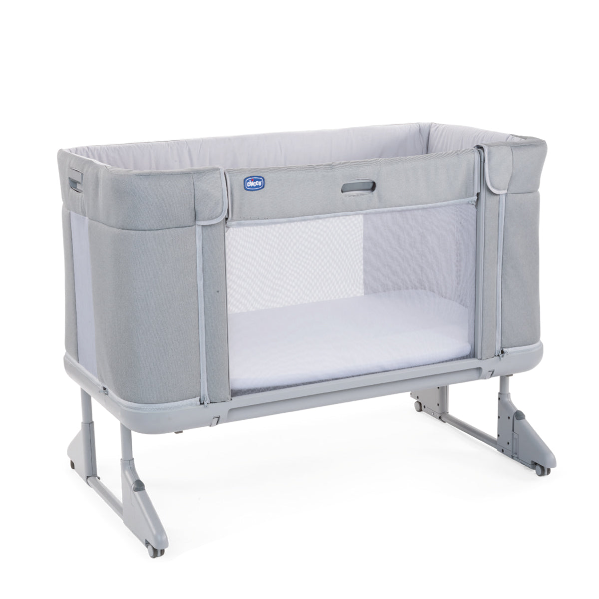 Chicco patut atasabil Next 2 Me Forever 0 luni+, Cool Grey