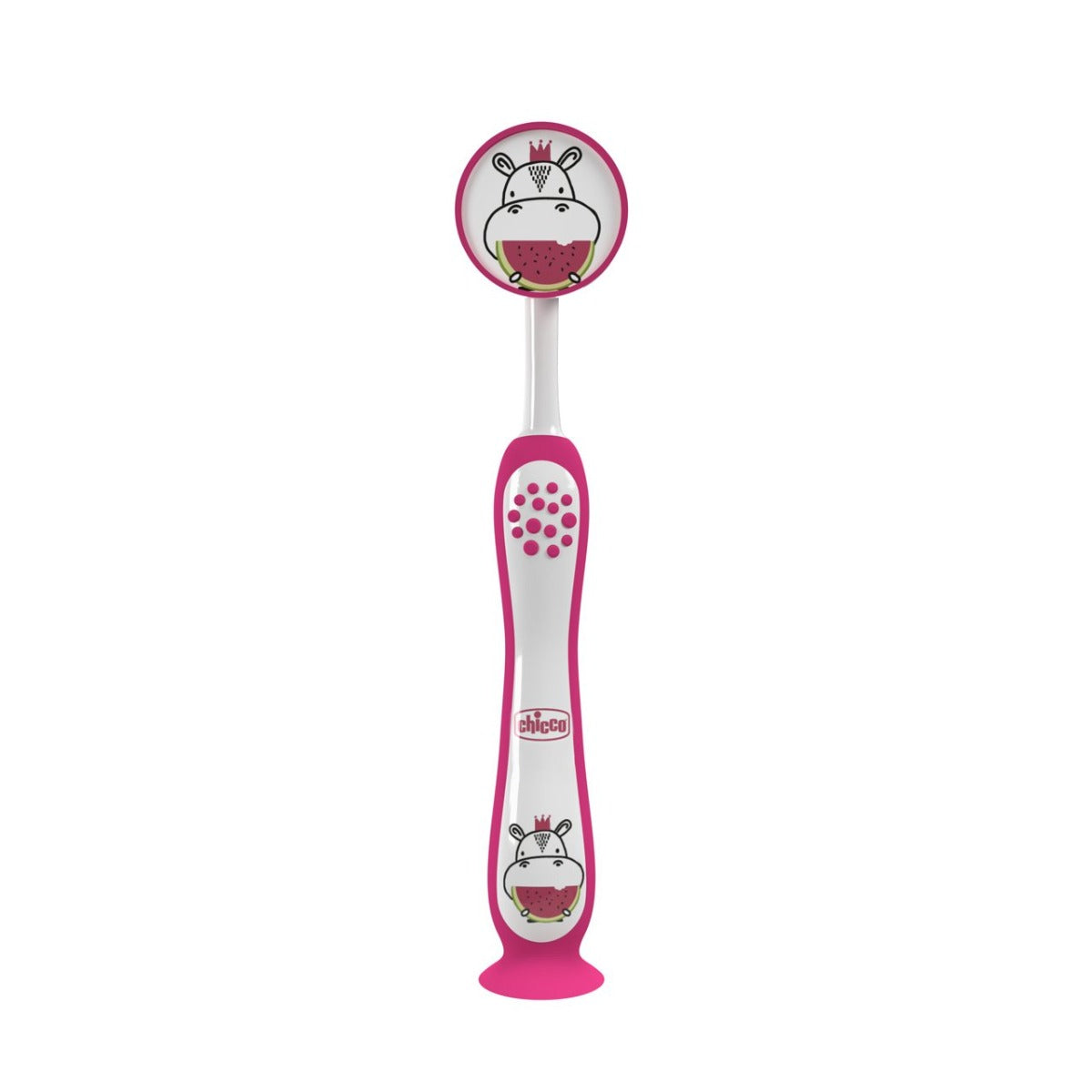 Chicco periuta de dinti 3-6 ani Hippo Roz