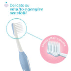 Chicco periuta de dinti cu capac 6-36 luni Albastru