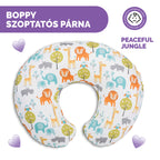 Chicco perna pentru alaptat Boppy Deluxe 0m+ Peaceful Jungle