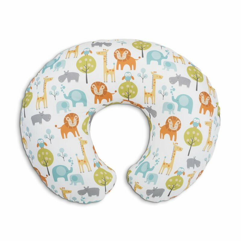 Chicco perna pentru alaptat Boppy 0m+ Peaceful Jungel Imagine principală a produsului