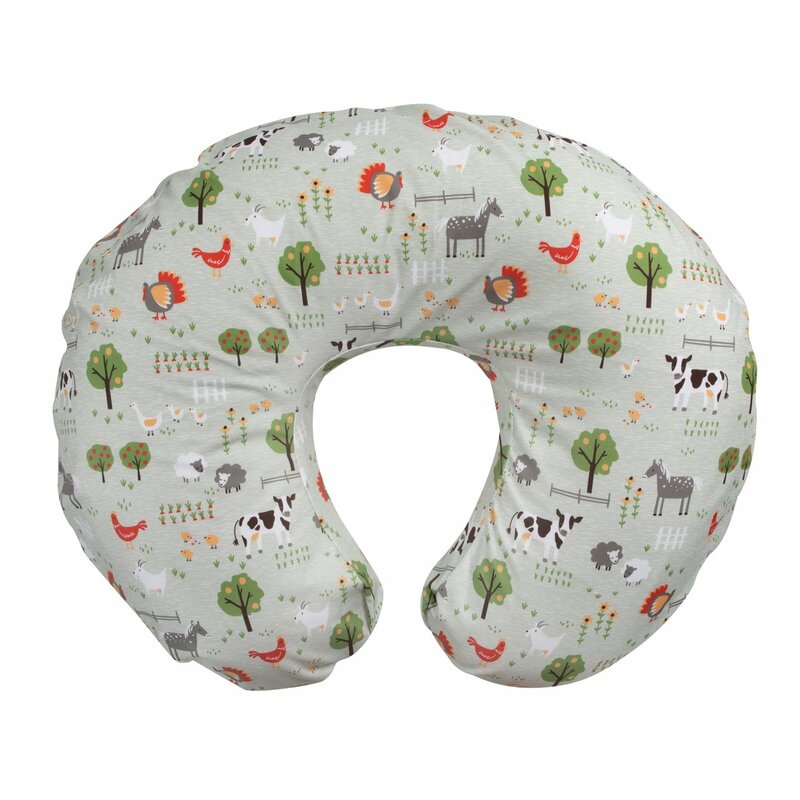 Chicco perna pentru alaptat Boppy Anywhere  0m+ Little Farm Imagine principală a produsului
