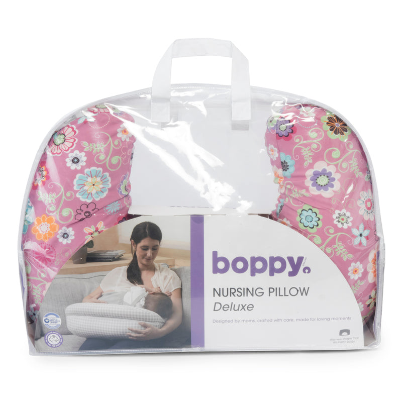Chicco perna pentru alaptat Boppy Deluxe 0m+ Wild Flower