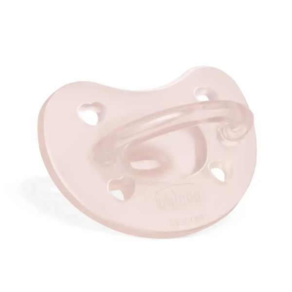Chicco Physio Forma Soft suzeta silicon monobloc 0-6 luni Roz deschis