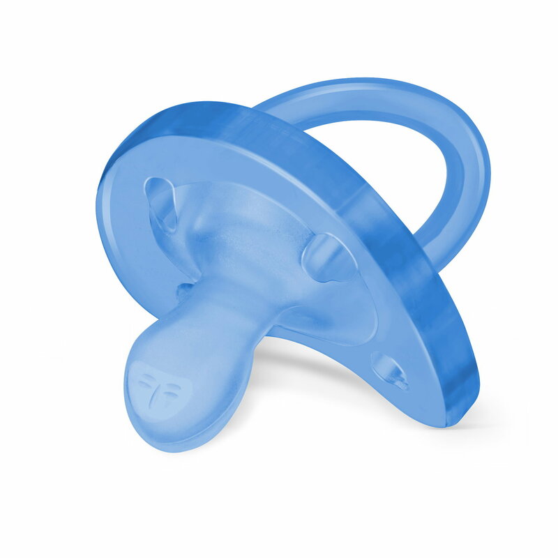 Chicco Physio Forma Soft suzeta silicon monobloc 6-16 luni Albastru deschis