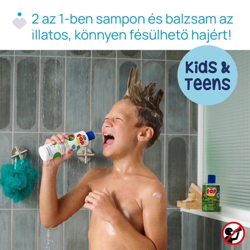 Chicco sampon si balsam de par POP cu aroma de lebenita 250 ml 3 ani+