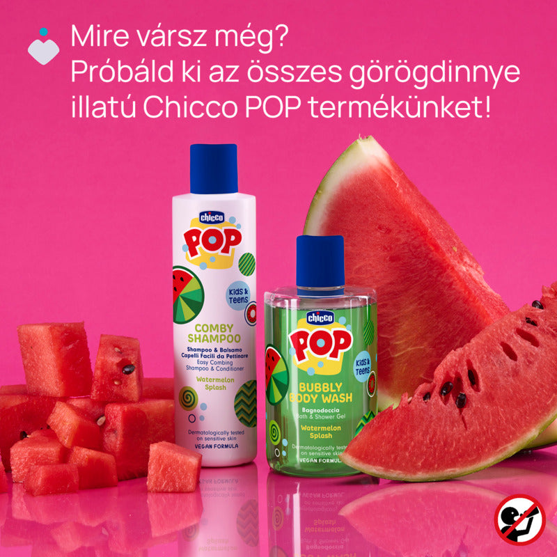 Chicco sampon si balsam de par POP cu aroma de lebenita 250 ml 3 ani+