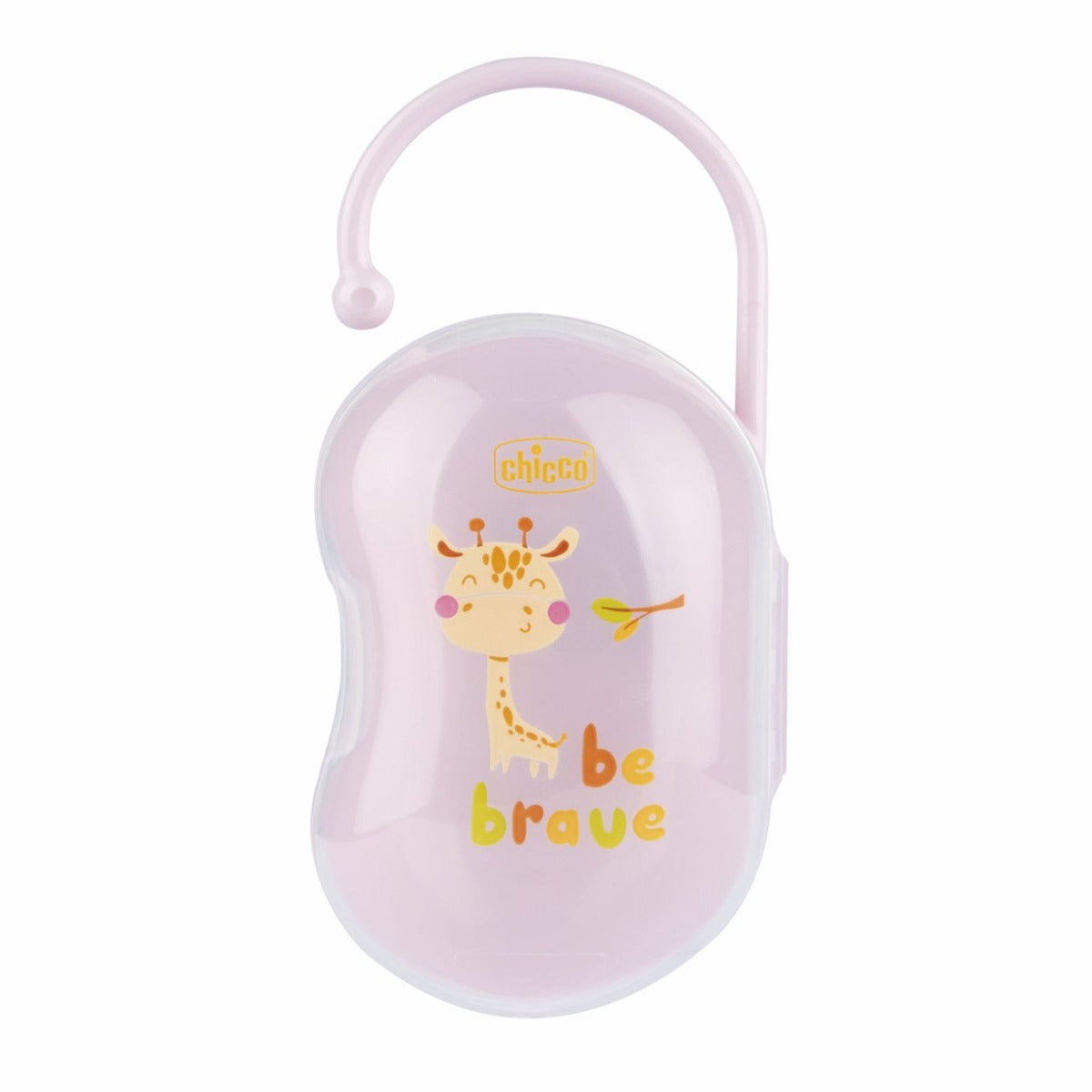 Chicco port suzeta sterilizbila Easy Box pentru 2 suzete 0m+ Roz cu girafa