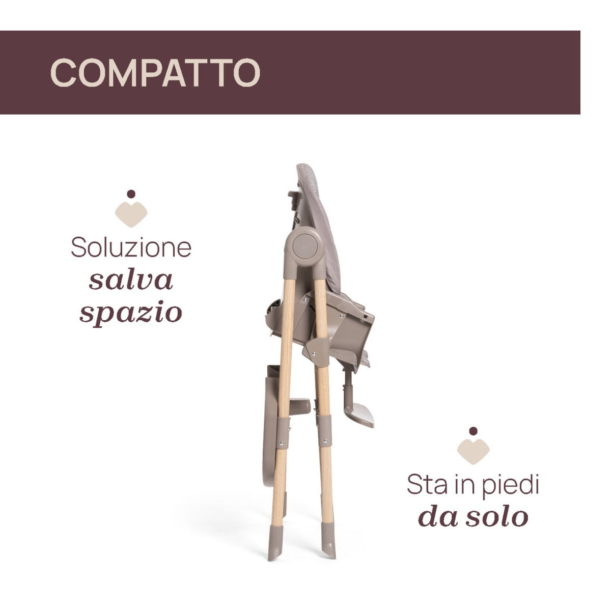 Chicco scaun masa Polly Essential 0m+ Ash