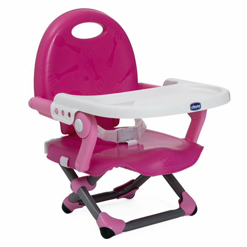 Chicco scaun masa tip inaltator Pocket Snack 6m+, Pink Imagine principală a produsului