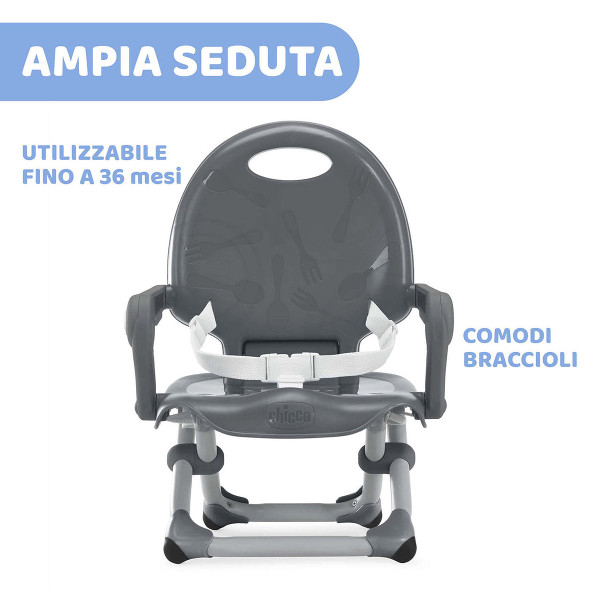 Chicco scaun masa tip inaltator Pocket Snack 6m+ Milky Way