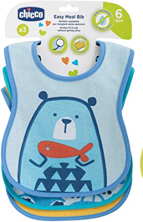 Chicco set bavete frotir 6m+ 3 buc 03 Imagine principală a produsului