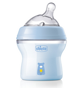 Chicco set cadou Natural Feeling 0m+ Albastru cu ursulet