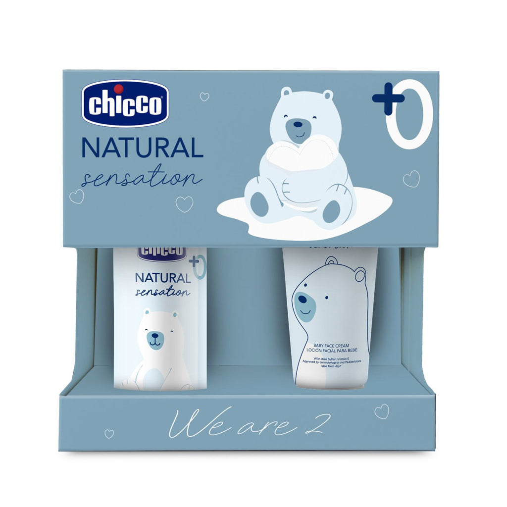 Chicco set cadou Natural Sensation - We Are Two 0m+ Imagine principală a produsului