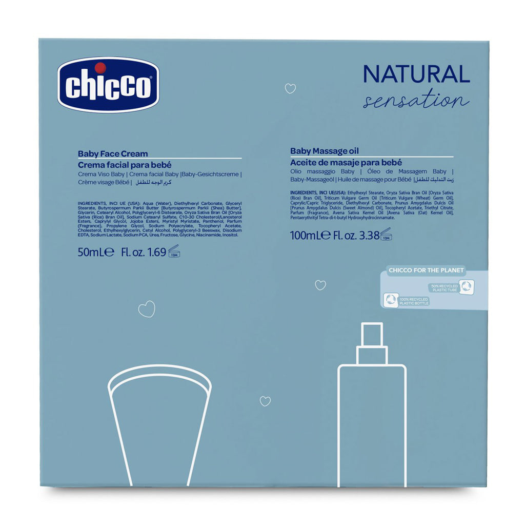 Chicco set cadou Natural Sensation - We Are Two 0m+ Imagine secundară a produsului