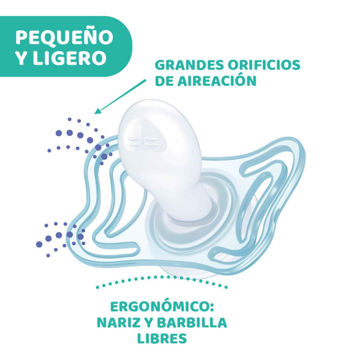 Chicco suzeta ortodontica Physio Forma Light 6-16 luni 2 buc Unisex