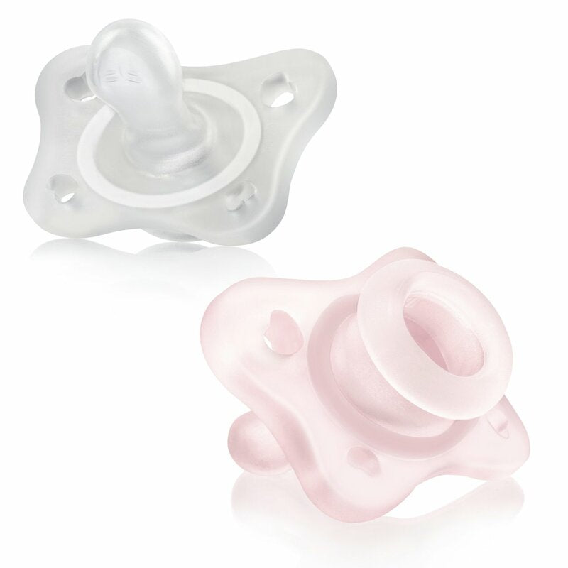 Chicco suzeta Physio Forma Mini Soft 0-2 luni, 2 buc Girl