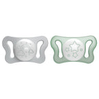 Chicco suzeta silicon fluorescenta Physio Forma Micro 0-2 luni 2 buc