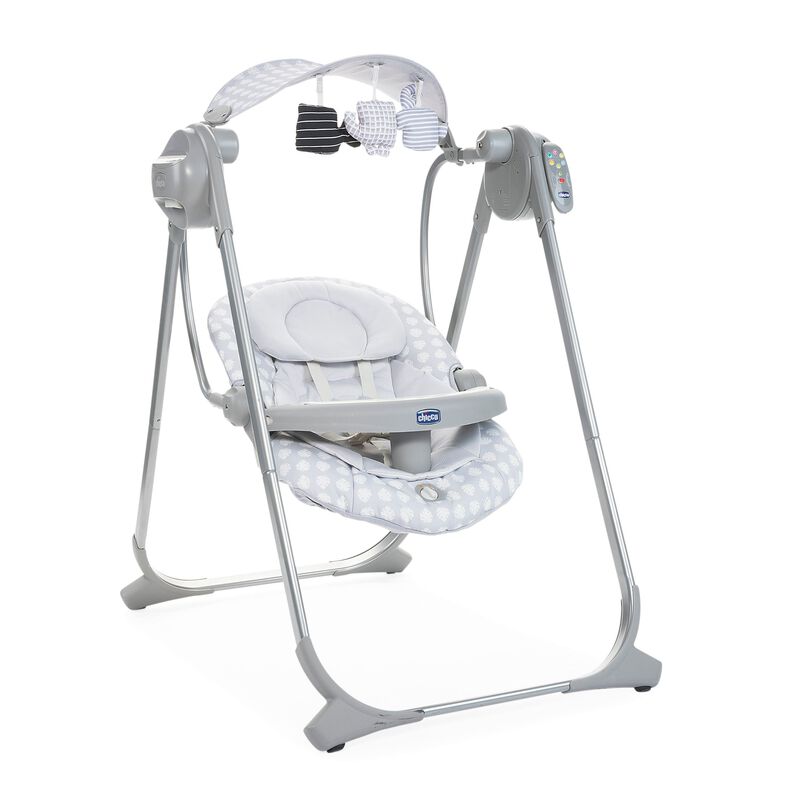 Chicco balansoar cu vibratii Polly Swing Up 0m+ Leaf 01
