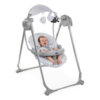 Chicco balansoar cu vibratii Polly Swing Up 0m+ Leaf 02