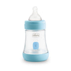 Chicco biberon Perfect 5 cu tetina silicon flux lent, 150 ml 0m+01