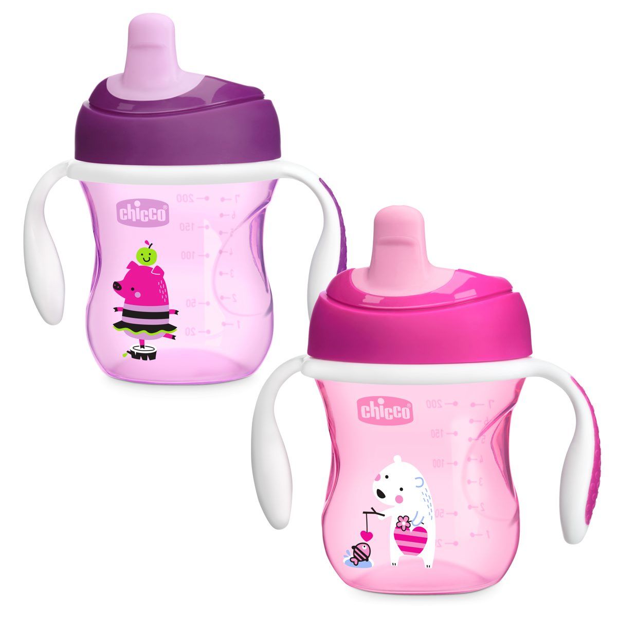 Chicco canita de tranzitie 200ml Training Cup cu cioc 01 Imagine principală a produsului