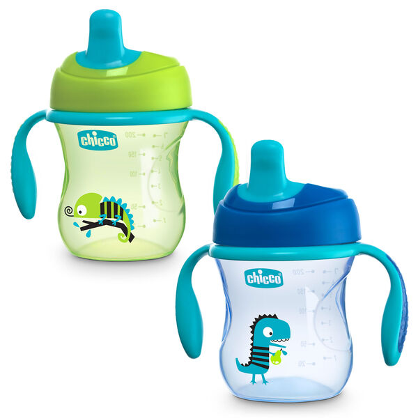 Chicco canita de tranzitie Training Cup cu cioc semi-rigid 6m+