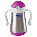 Chicco canita inox Power Cup termorezistenta cu pai si maner  01