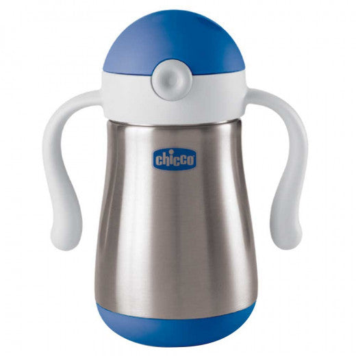 Chicco canita inox Power Cup termorezistenta cu pai si maner 01