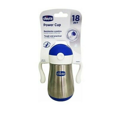 Chicco canita inox Power Cup termorezistenta cu pai si maner 03