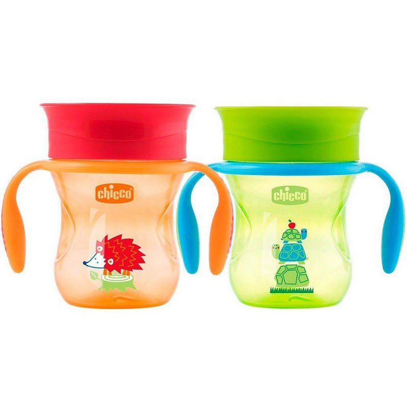 Chicco canuta 360 Perfect Cup 12m+, Portocaliu sau Verde Imagine principală a produsului