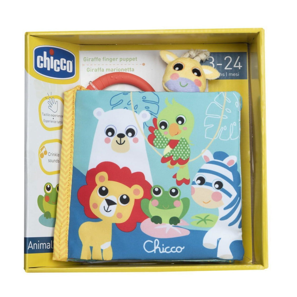 Chicco carticica moale Animal`s Book 3-24 luni