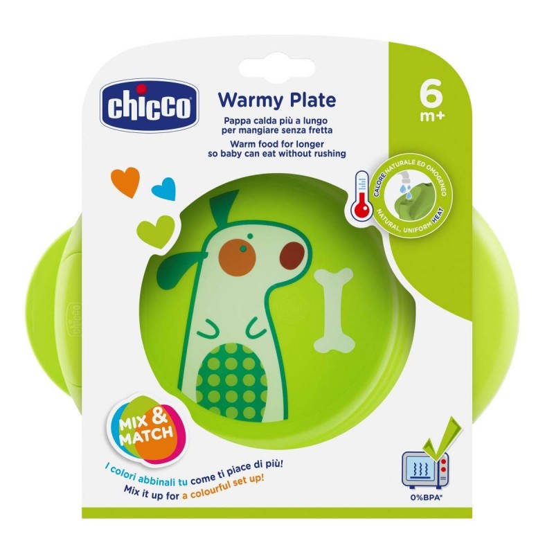 Chicco farfurie termica Warmy Plate 6m+ 01 Imagine principală a produsului
