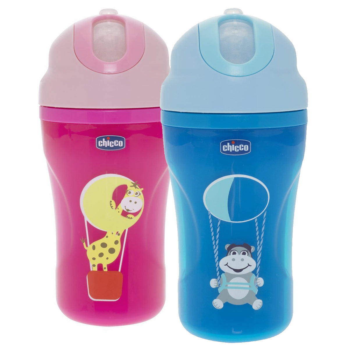 Chicco Insulated Cup cana cu pai de 266 ml pentru 18m+ Imagine principală a produsului