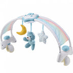 Chicco jucarie 2in1 arcada si lampa de veghe Rainbow Sky 0m+,  Pink