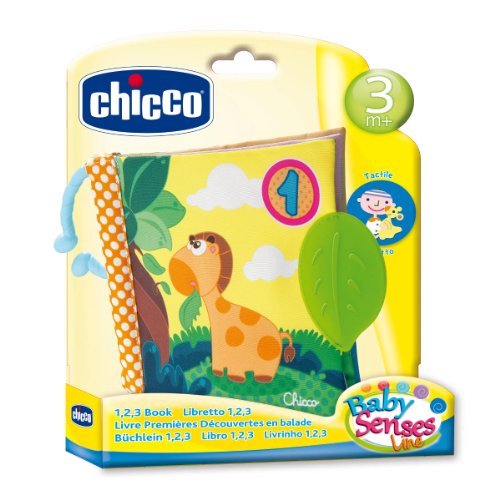 Chicco jucarie carticica 1-2-3 Baby Senses 3m+ Gradina zoologica 72376.03