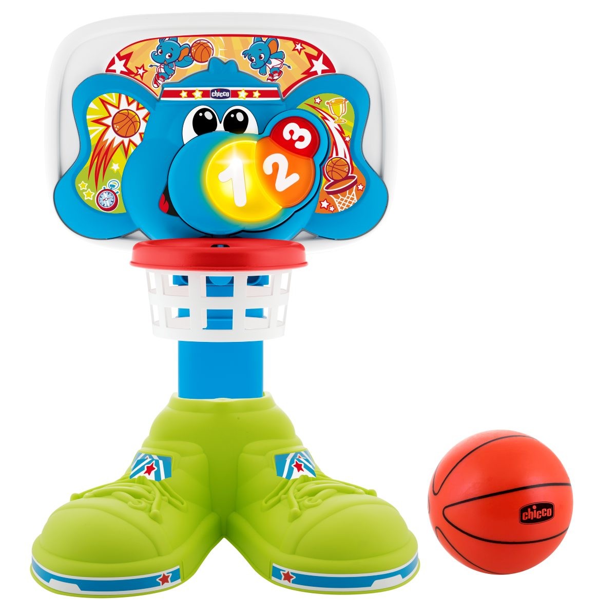 Chicco jucarie cu sunete si lumini cos basket Fit&Fun 01