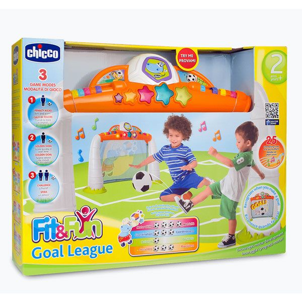 Chicco jucarie cu sunete si lumini poarta fotbal Goal League 02