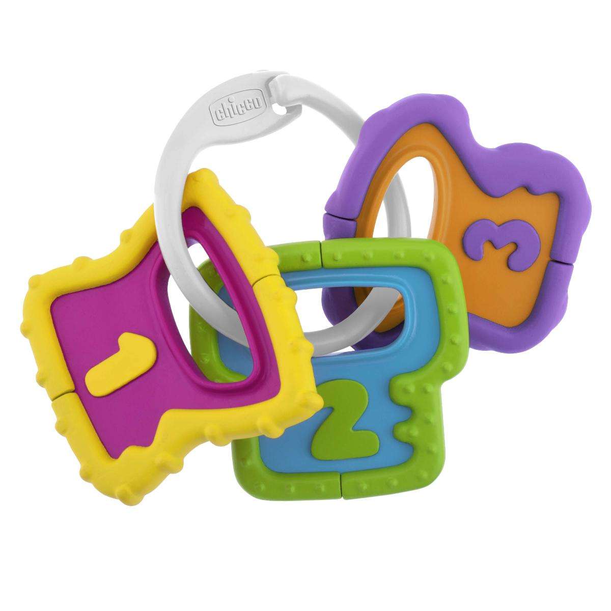 Chicco jucarie dentitie Baby Senses 3m+, Legatura De Chei 01 Imagine principală a produsului