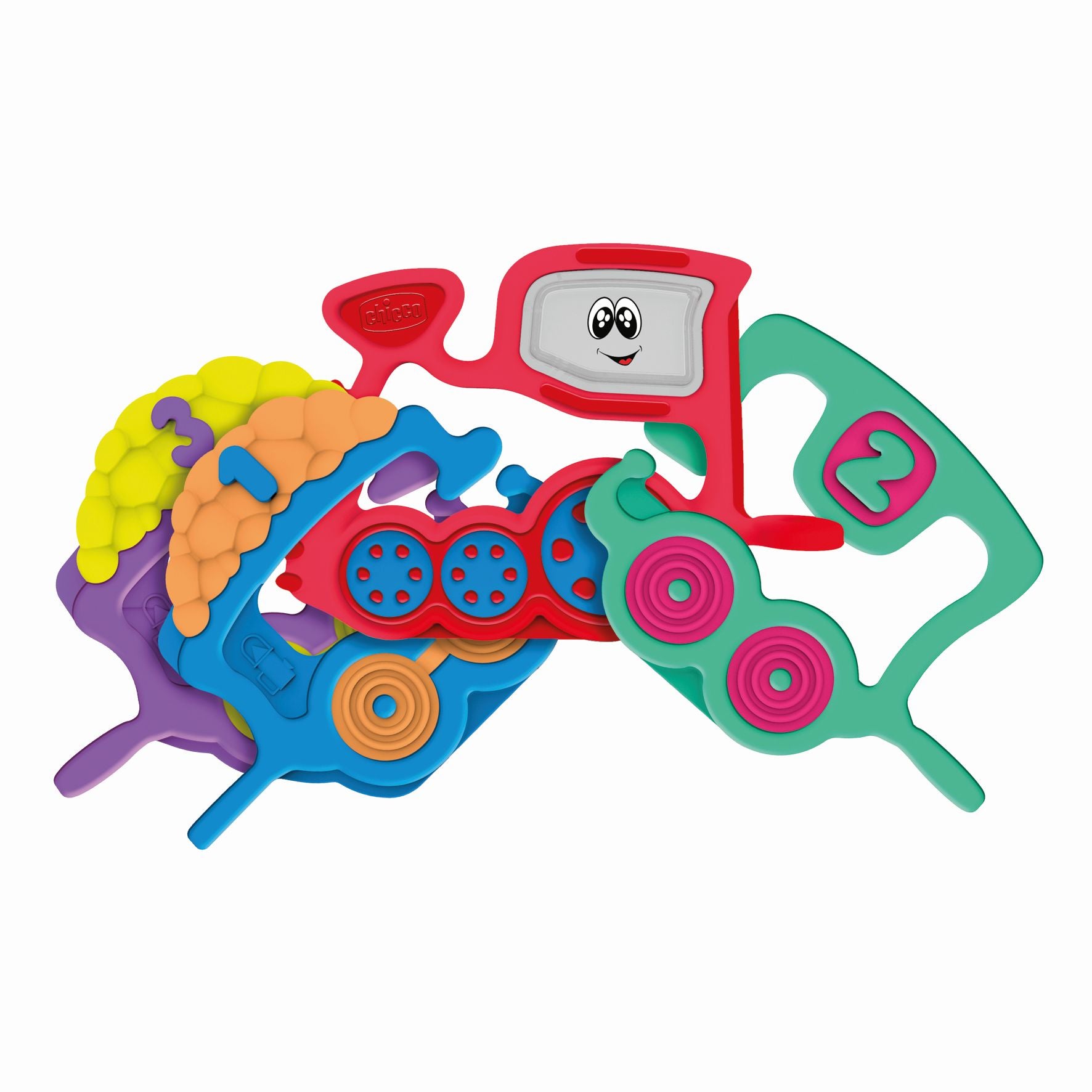 Chicco jucarie dentitie Baby Senses Line 3m+, Little Train 01 Imagine principală a produsului