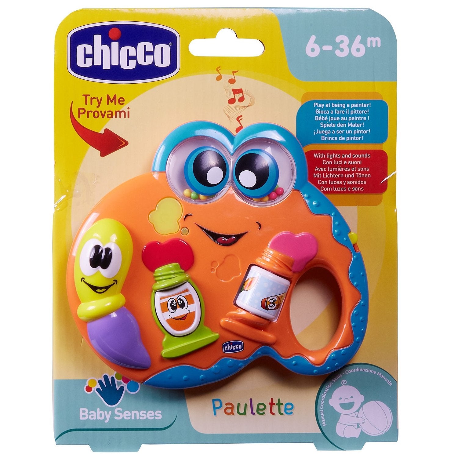 Chicco jucarie muzicala Baby Senses Paleta Paulette 6m+ 02