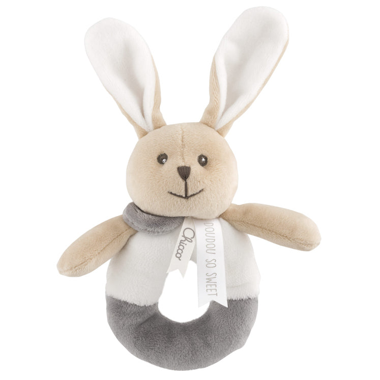Chicco jucarie plus zornaitoare My Sweet DouDou 0m+, Iepuras 01