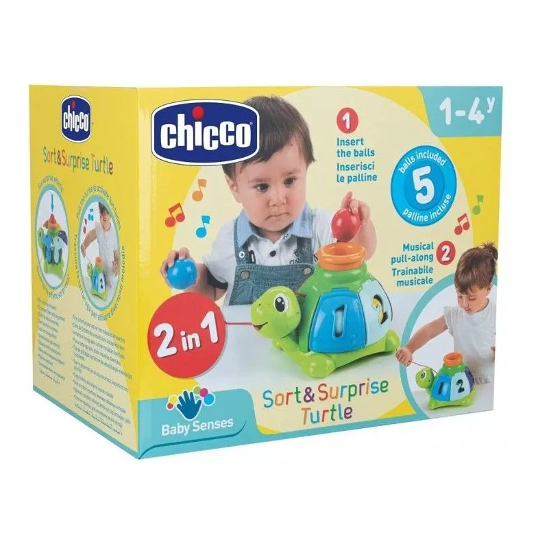 Chicco jucarie sortator Sort&Surprise Turtle 1-4 ani 03