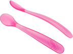 Chicco lingurita silicon pentru 6m+ 2 buc/set roz 01