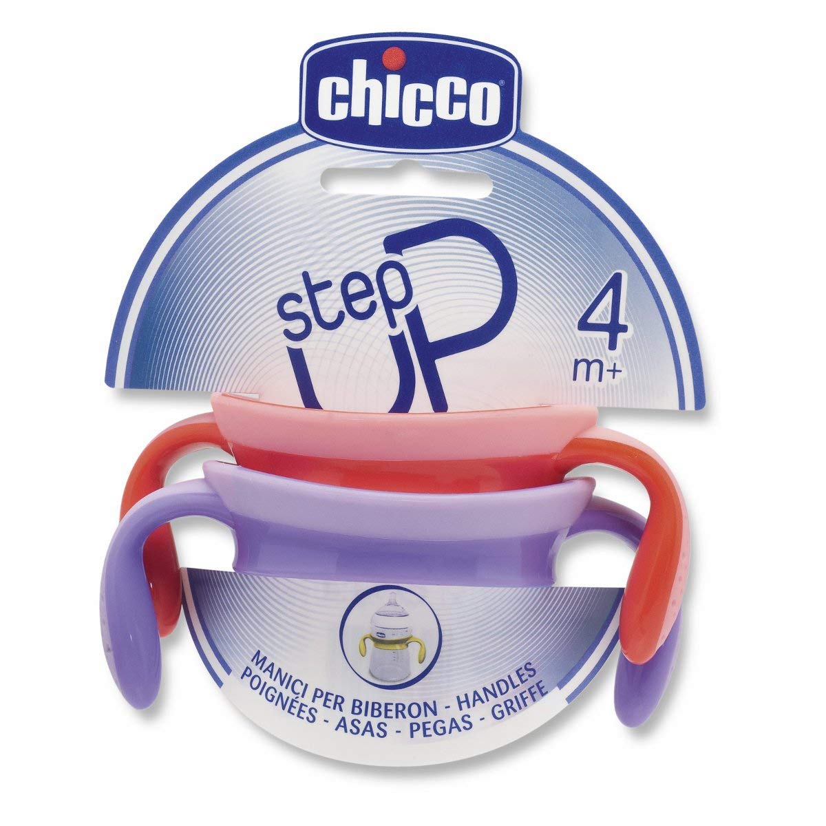 Chicco Step Up maner pentru biberoane 4m+ 2 buc 600761 04