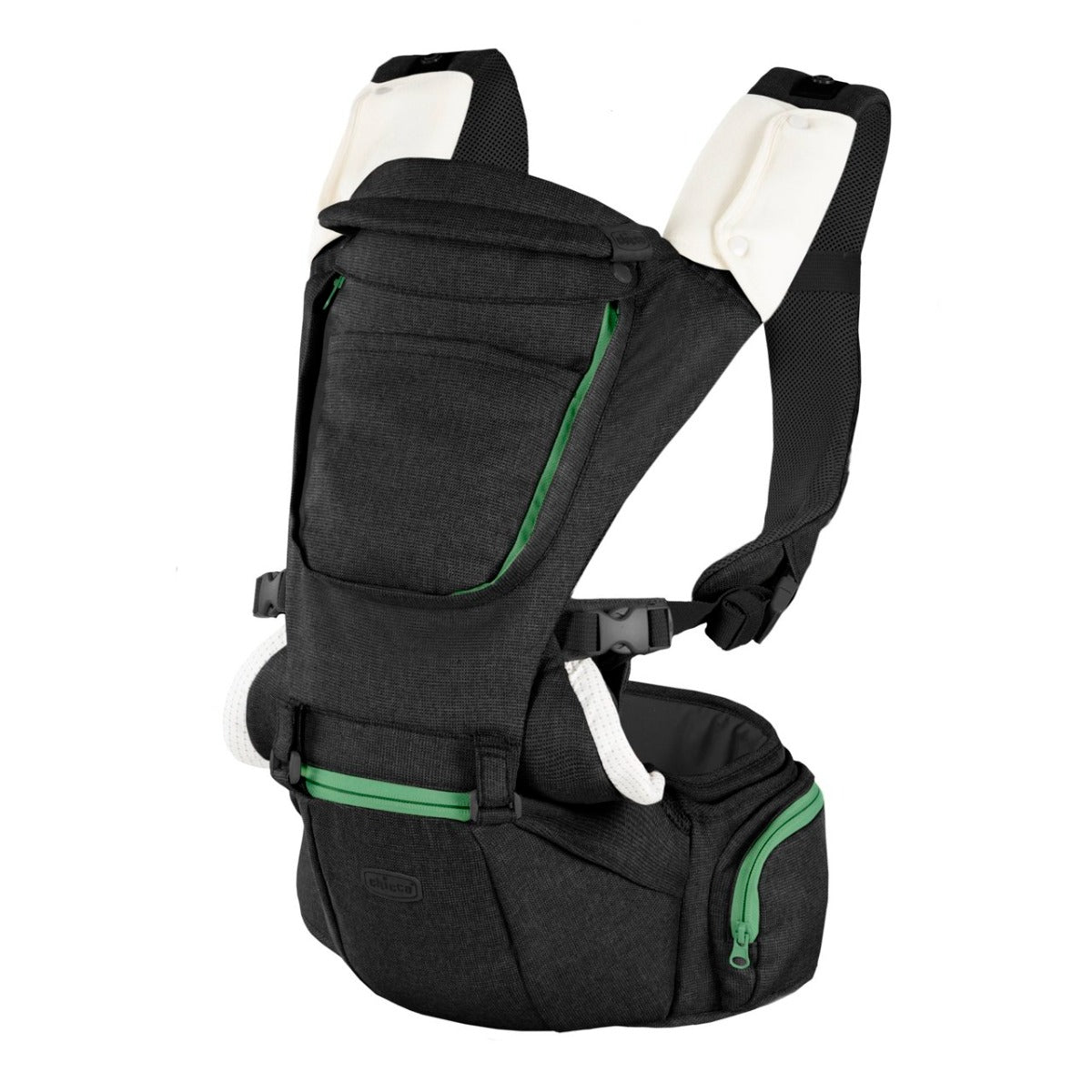 Chicco marsupiu ergonomic All In One Hip Seat 0m+, Pirate Black