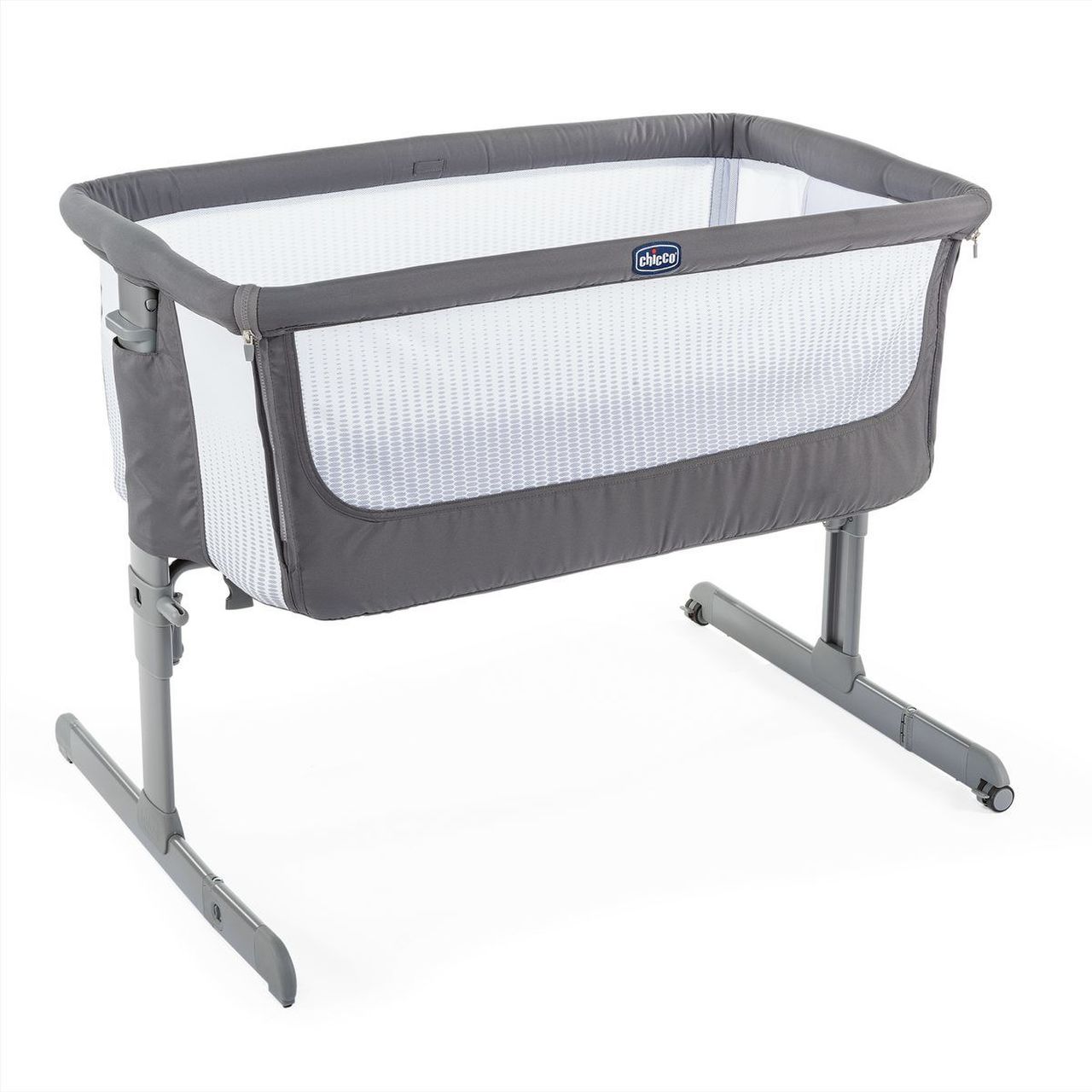Chicco patut atasabil Next 2 Me Air 0 luni+, Dark Grey 01 Imagine principală a produsului