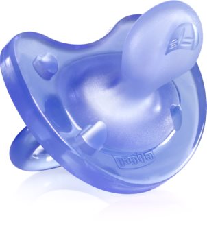 Chicco Physio Soft suzeta silicon monobloc 0-6 luni Albastru 01 Imagine principală a produsului