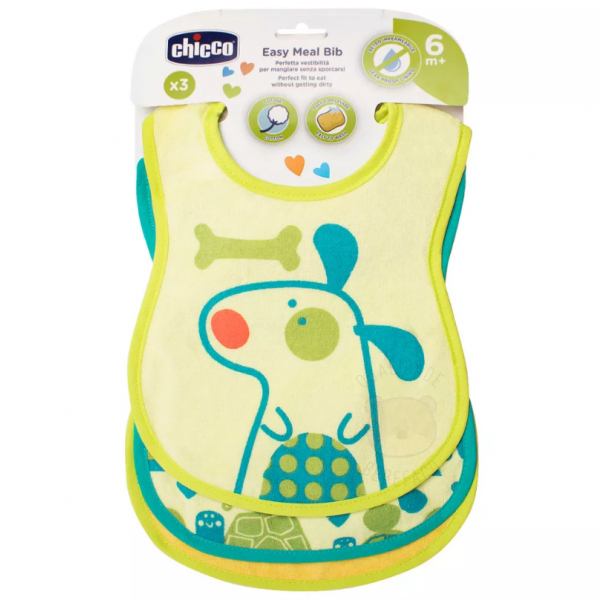 Chicco set bavete frotir 6m+ 3 buc 03