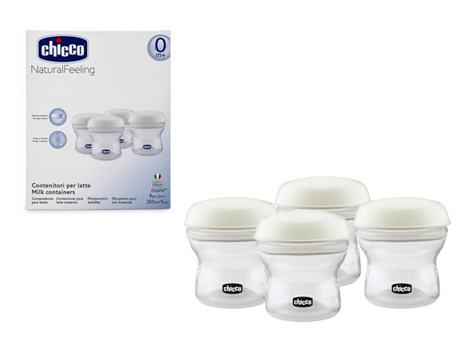 Chicco set recipiente stocare lapte matern Natural Felling 02